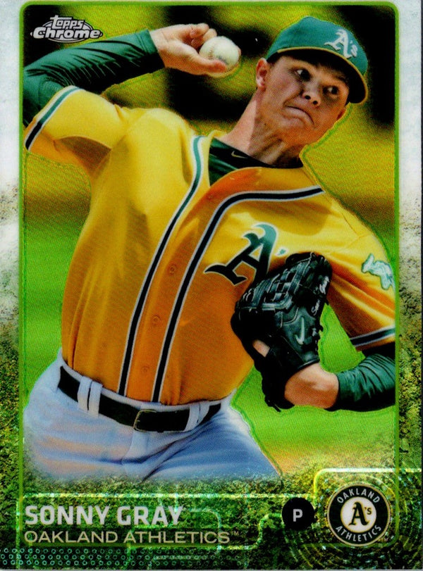 2015 Topps Chrome Sonny Gray #133