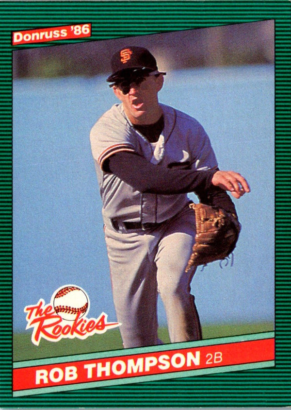 1986 Donruss The Rookies Robby Thompson #39