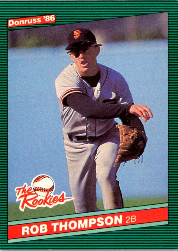 1986 Donruss The Rookies Robby Thompson #39