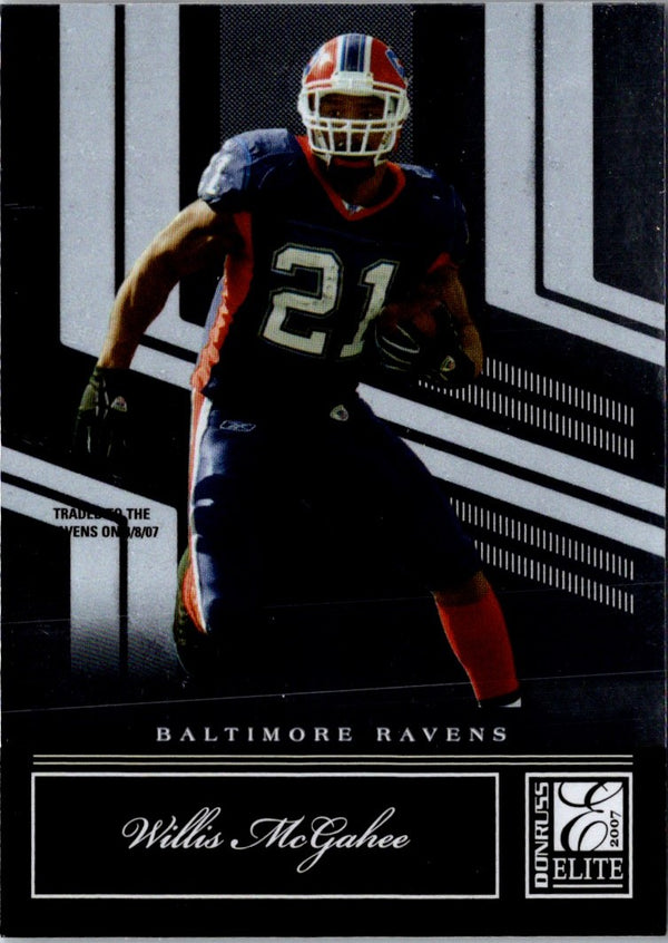2007 Donruss Elite Willis McGahee #13