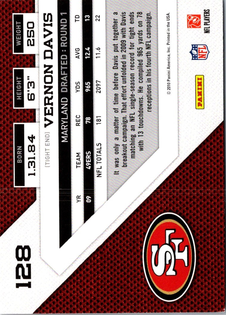 2010 Panini Rookies & Stars Vernon Davis