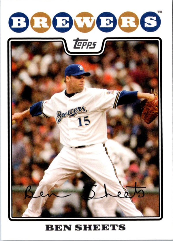 2008 Topps Ben Sheets #160