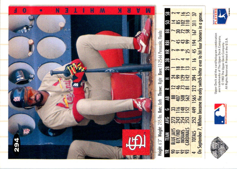 1992 Upper Deck St. Louis Cardinals