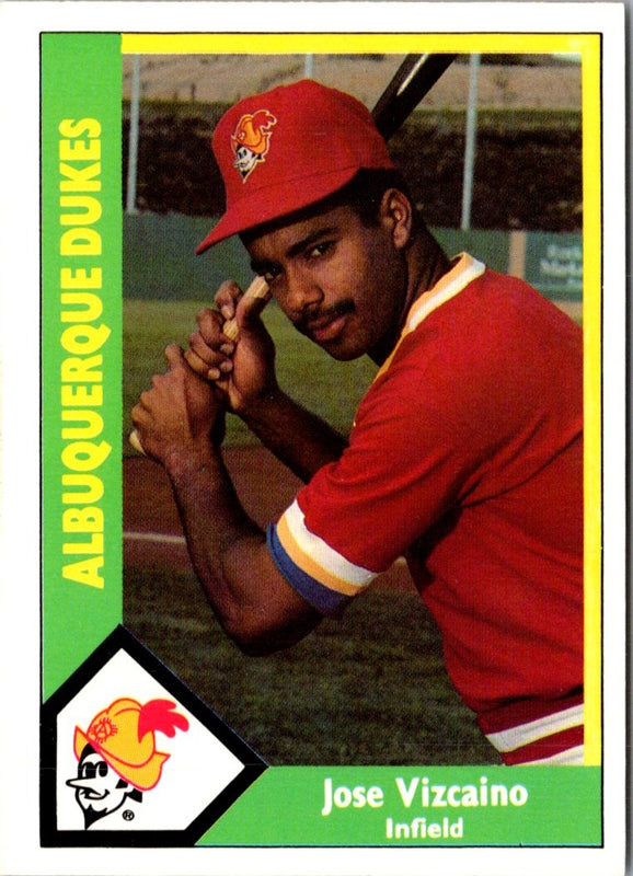 1990 CMC Albuquerque Dukes Jose Vizcaino #20