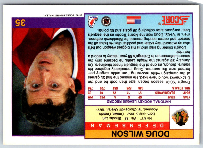 1991 Score American Doug Wilson