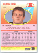 1990 Fleer Merril Hoge