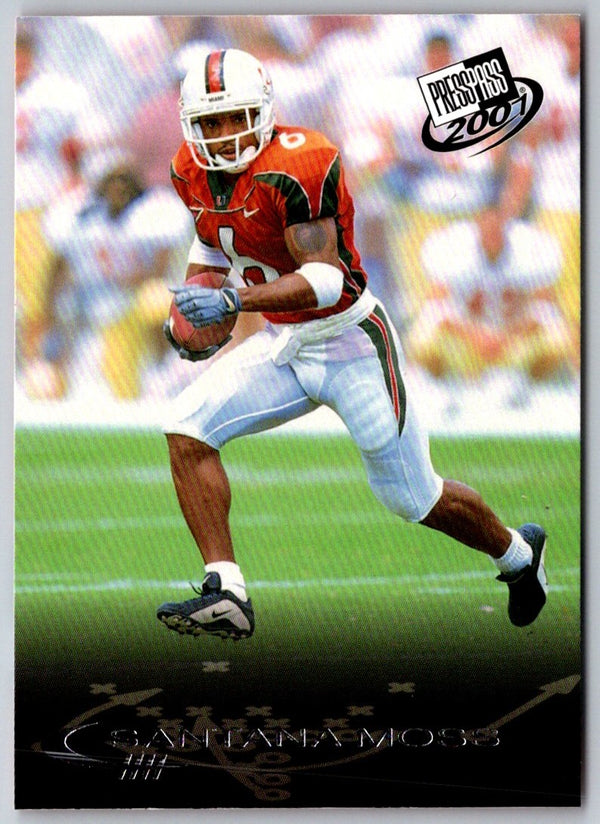 2001 Press Pass Santana Moss #20