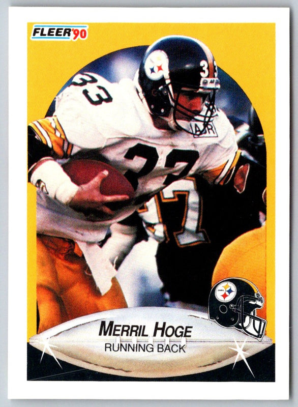 1990 Fleer Merril Hoge #143