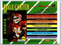 1993 Bowman Football Dale Carter #34