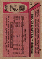1987 Topps Bruce Driver #79