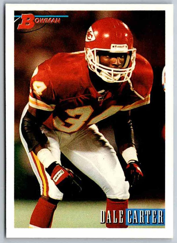 1993 Bowman Football Dale Carter #34