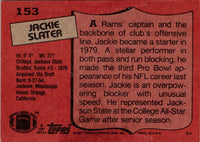 1987 Topps Jackie Slater #153 NM+