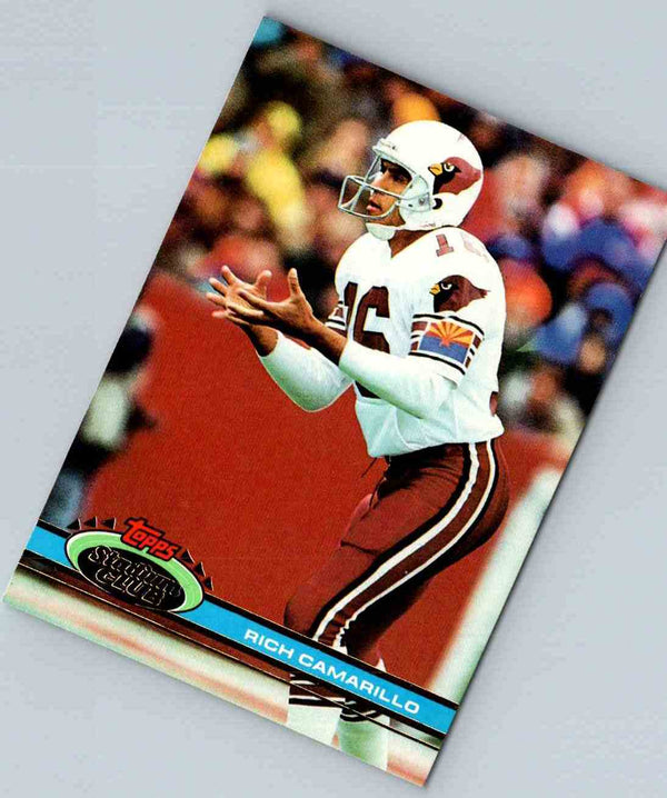 1991 Topps Stadium Club Football Rich Camarillo #468