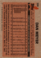 1983 Topps Dan Meyer #208 EX