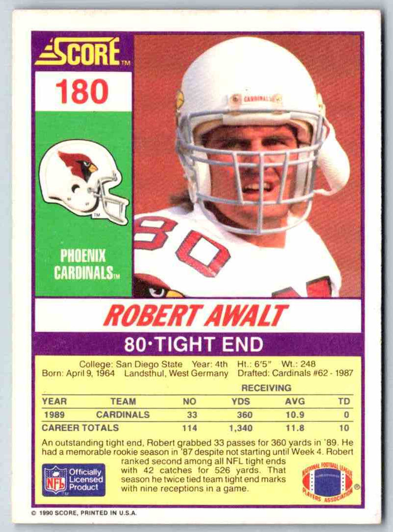 1990 Score Robert Awalt