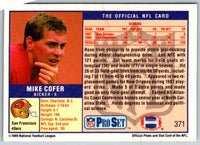 1989 NFL Proset Mike Cofer #371