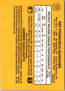 1987 Donruss Rey Quinones