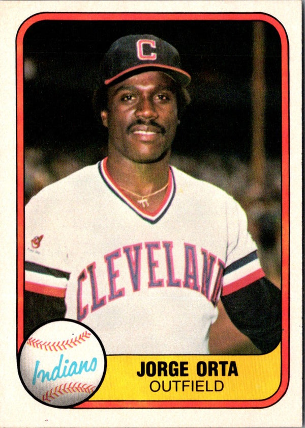 1981 Fleer Jorge Orta #388