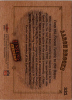 2001 Fleer Tradition Glossy Aaron Brooks #331