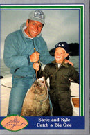 1989 Pacific Steve Largent Steve and Kyle Catch