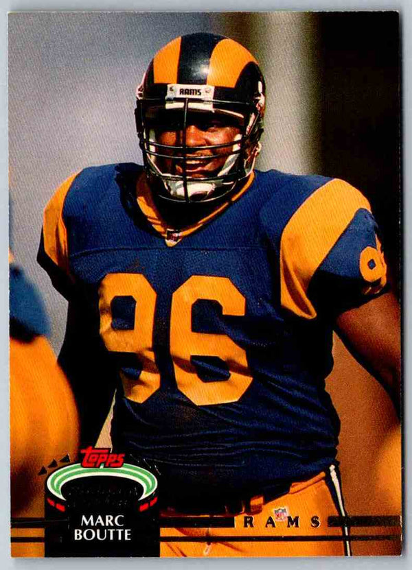 1992 Topps Stadium Club Football Marc Boutte #690