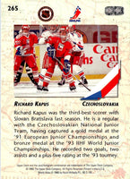 1993 Upper Deck Richard Kapus #265 Rookie