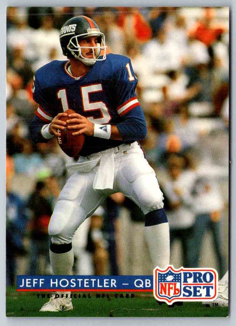 1991 Score Jeff Hostetler