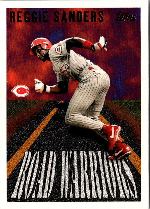 1996 Topps Road Warriors Reggie Sanders #RW15