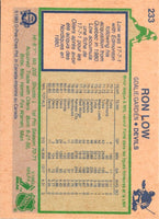 1983 O-Pee-Chee Ron Low #233
