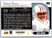 1996 Score Rodney Thomas #15