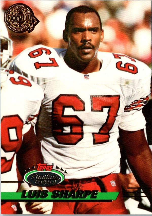1993 Stadium Club Super Teams Bowl Luis Sharpe #393