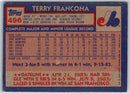 1984 Topps Terry Francona
