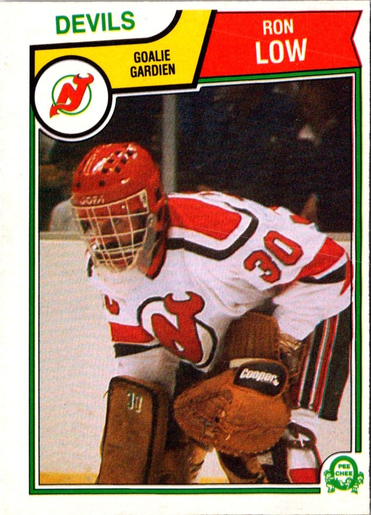 1983 O-Pee-Chee Ron Low