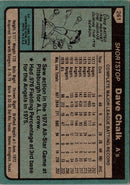 1980 Topps Dave Chalk