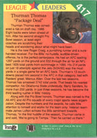 1991 Fleer Thurman Thomas #417