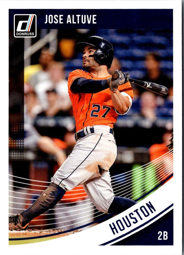 2018 Donruss Jose Altuve #166