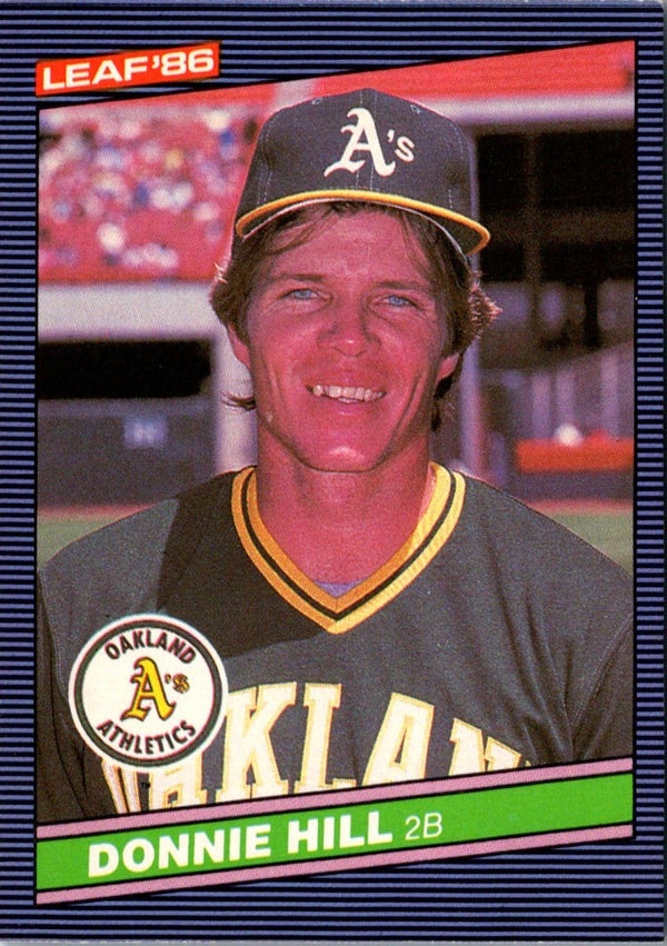 1986 Leaf Donnie Hill #148