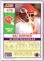 1990 Score Naz Worthen #479