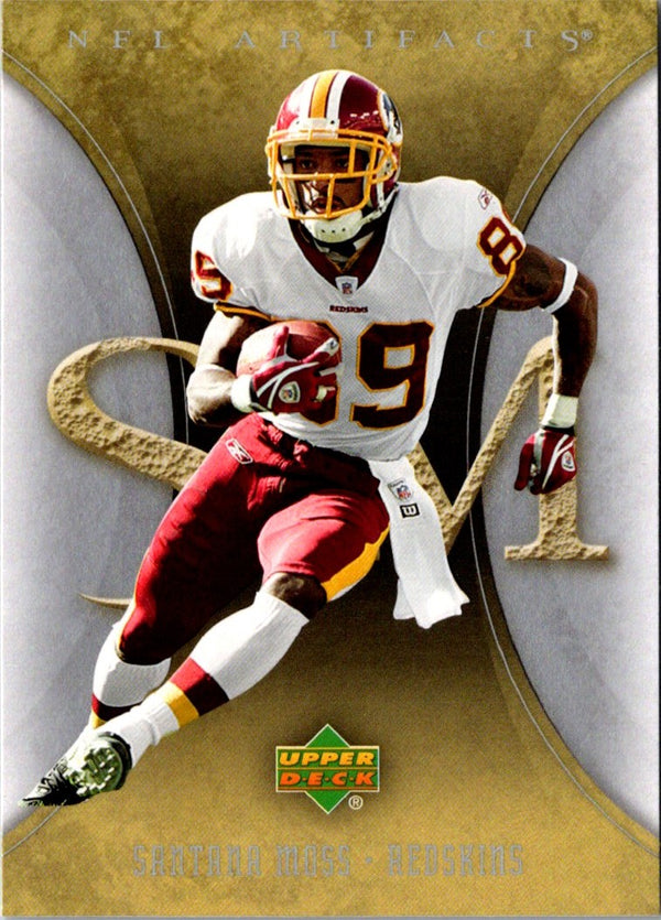 2007 Upper Deck Artifacts Santana Moss #100