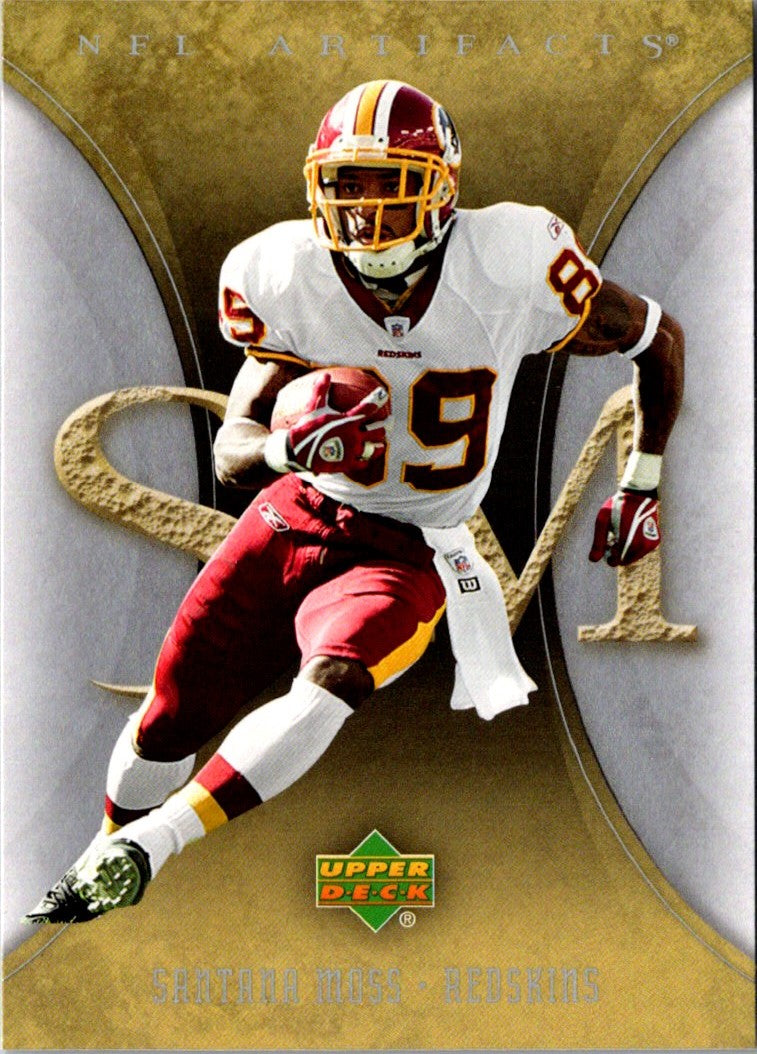 2007 Upper Deck Artifacts Santana Moss