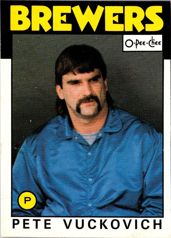 1986 O-Pee-Chee Pete Vuckovich #152