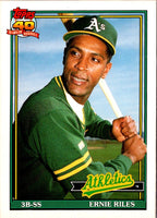 1991 Topps Traded Ernie Riles #97T