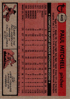 1981 Topps Paul Mitchell #449