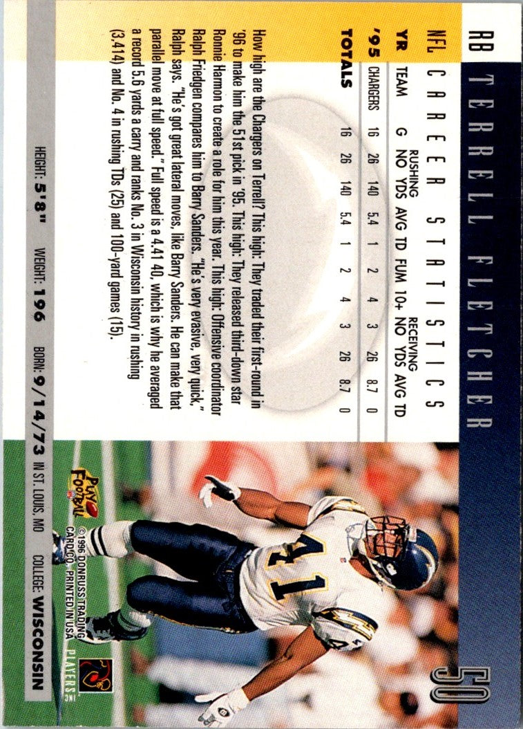 1996 Donruss Terrell Fletcher