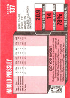 1989 Fleer Harold Pressley #137 Rookie
