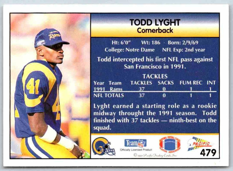 1998 Pacific Todd Lyght