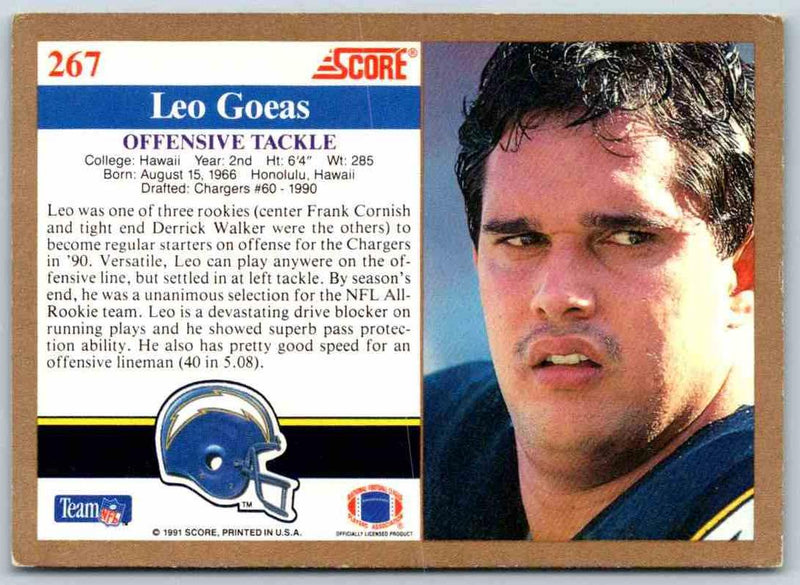1991 Score Leo Goeas