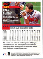 2000 Topps Ryan Klesko #147