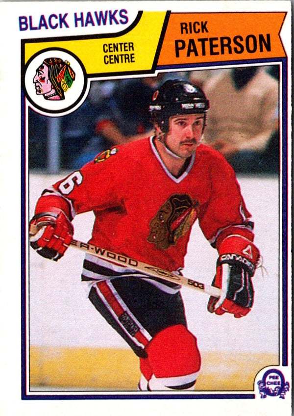 1983 O-Pee-Chee Rick Paterson #109 Rookie