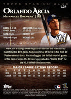 2019 Stadium Club Orlando Arcia #124